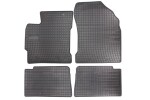 floor mats ( set, rubber, 4pc., black) TOYOTA AURIS 10.12- liftback